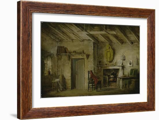 The Deans' Cottage, Stage Design for 'The Heart of Midlothian', C.1819-Alexander Nasmyth-Framed Giclee Print