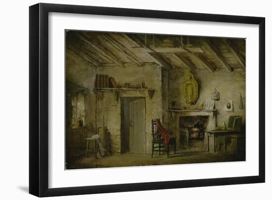 The Deans' Cottage, Stage Design for 'The Heart of Midlothian', C.1819-Alexander Nasmyth-Framed Giclee Print