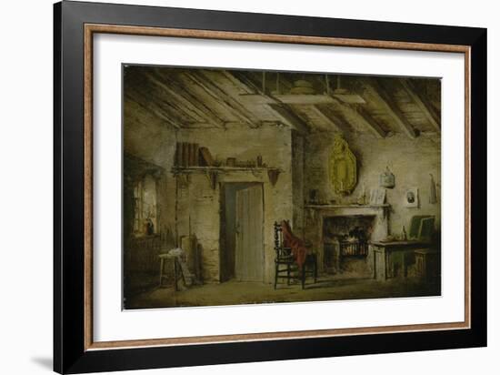 The Deans' Cottage, Stage Design for 'The Heart of Midlothian', C.1819-Alexander Nasmyth-Framed Giclee Print