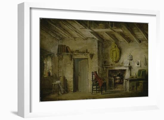 The Deans' Cottage, Stage Design for 'The Heart of Midlothian', C.1819-Alexander Nasmyth-Framed Giclee Print
