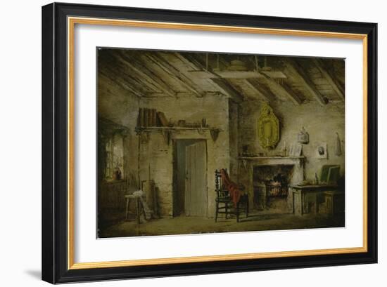 The Deans' Cottage, Stage Design for 'The Heart of Midlothian', C.1819-Alexander Nasmyth-Framed Giclee Print