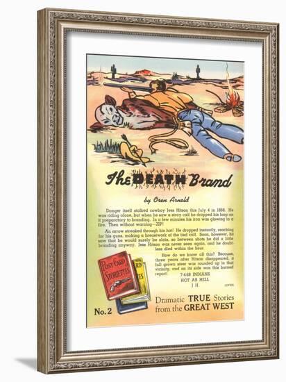 The Death Brand, Story-null-Framed Art Print