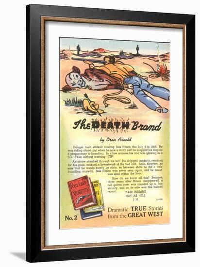 The Death Brand, Story-null-Framed Art Print