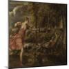 The Death of Actaeon, Ca 1559-1575-Titian (Tiziano Vecelli)-Mounted Giclee Print