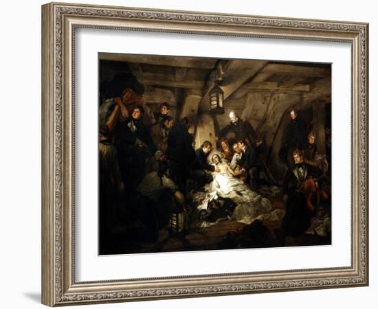 The Death of Admiral Lord Nelson, 1805-Arthur William Devis-Framed Giclee Print