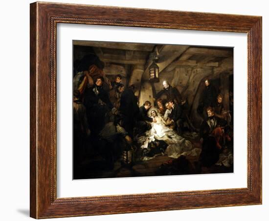The Death of Admiral Lord Nelson, 1805-Arthur William Devis-Framed Giclee Print