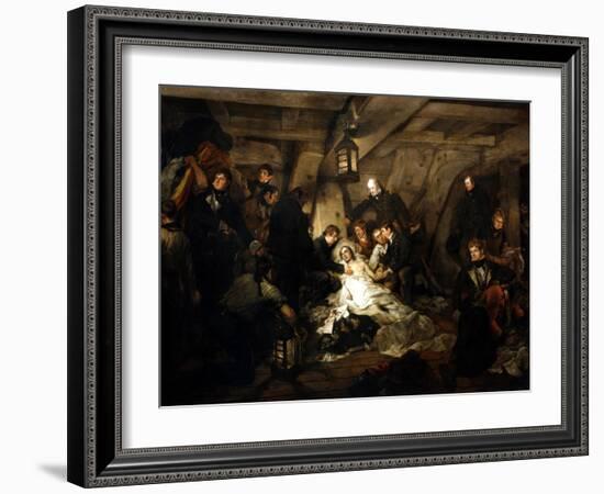 The Death of Admiral Lord Nelson, 1805-Arthur William Devis-Framed Giclee Print