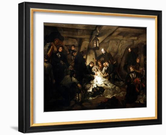 The Death of Admiral Lord Nelson, 1805-Arthur William Devis-Framed Giclee Print