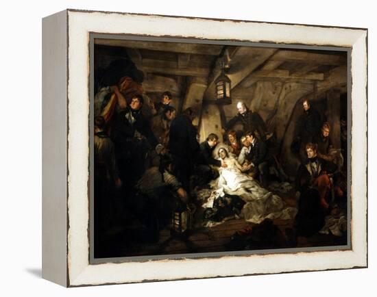 The Death of Admiral Lord Nelson, 1805-Arthur William Devis-Framed Premier Image Canvas