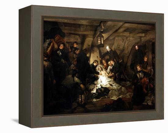 The Death of Admiral Lord Nelson, 1805-Arthur William Devis-Framed Premier Image Canvas