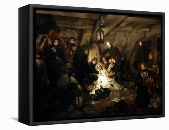 The Death of Admiral Lord Nelson, 1805-Arthur William Devis-Framed Premier Image Canvas