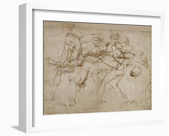 The Death of Adonis-Raphael-Framed Giclee Print