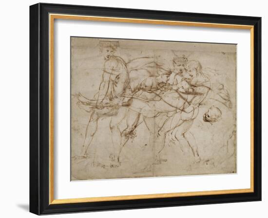 The Death of Adonis-Raphael-Framed Giclee Print