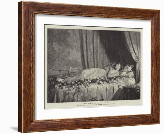 The Death of Albine-John Collier-Framed Giclee Print