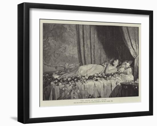 The Death of Albine-John Collier-Framed Giclee Print