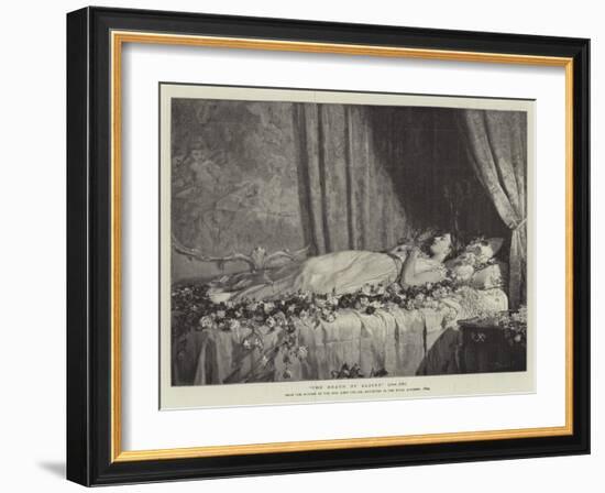 The Death of Albine-John Collier-Framed Giclee Print