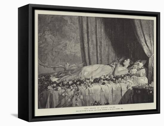 The Death of Albine-John Collier-Framed Premier Image Canvas