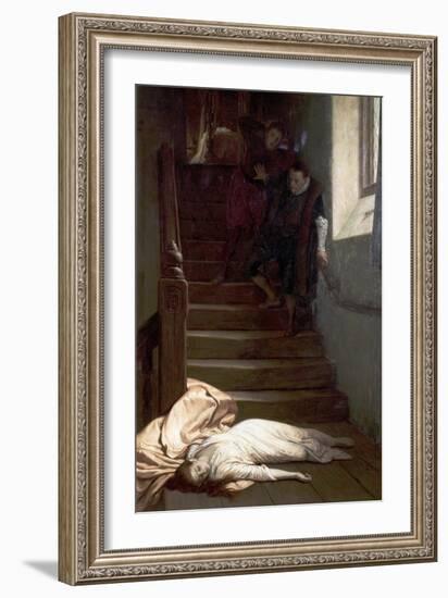 The Death of Amy Robsart, 1878-William Frederick Yeames-Framed Giclee Print