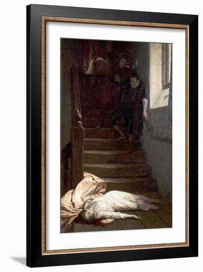 The Death of Amy Robsart, 1878-William Frederick Yeames-Framed Giclee Print