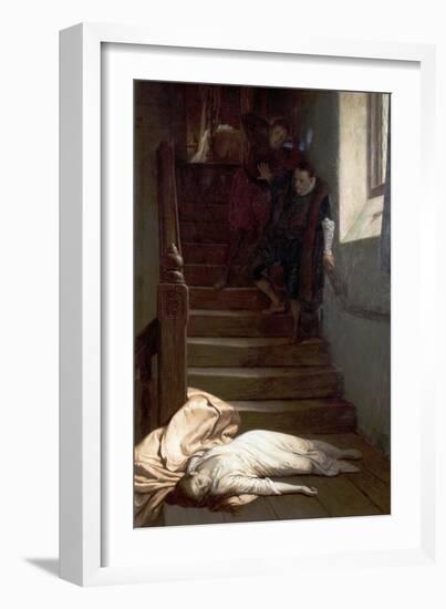 The Death of Amy Robsart, 1878-William Frederick Yeames-Framed Giclee Print