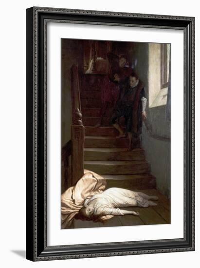 The Death of Amy Robsart, 1878-William Frederick Yeames-Framed Giclee Print