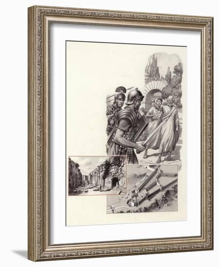 The Death of Archimedes-Pat Nicolle-Framed Giclee Print