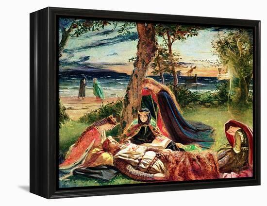 The Death of Arthur, C.1861-James Archer-Framed Premier Image Canvas