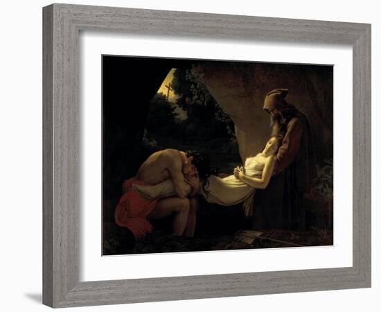 The Death of Atala-Anne-Louis Girodet de Roussy-Trioson-Framed Giclee Print