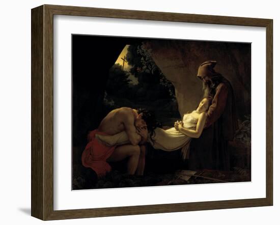 The Death of Atala-Anne-Louis Girodet de Roussy-Trioson-Framed Giclee Print