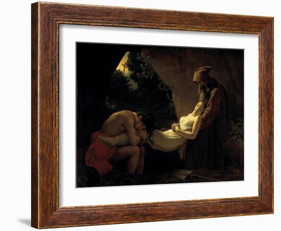 The Death of Atala-Anne-Louis Girodet de Roussy-Trioson-Framed Giclee Print