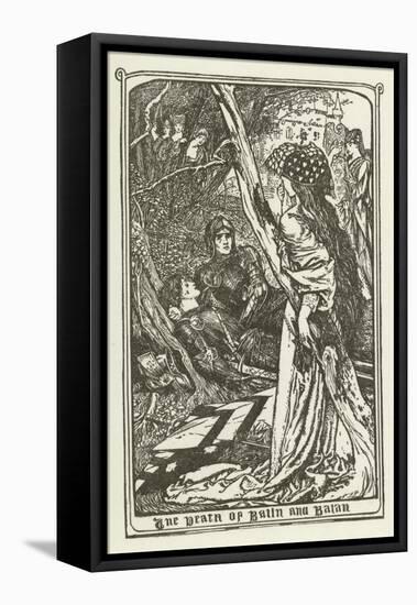 The Death of Balin and Balan-Henry Justice Ford-Framed Premier Image Canvas