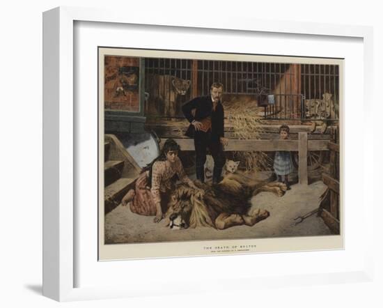 The Death of Brutus-Gustav Wertheimer-Framed Giclee Print