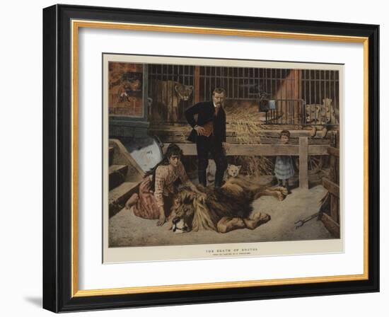The Death of Brutus-Gustav Wertheimer-Framed Giclee Print