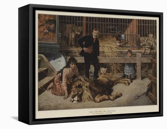 The Death of Brutus-Gustav Wertheimer-Framed Premier Image Canvas