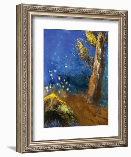 The Death of Buddha (La Mort De Bouddh)-Odilon Redon-Framed Giclee Print