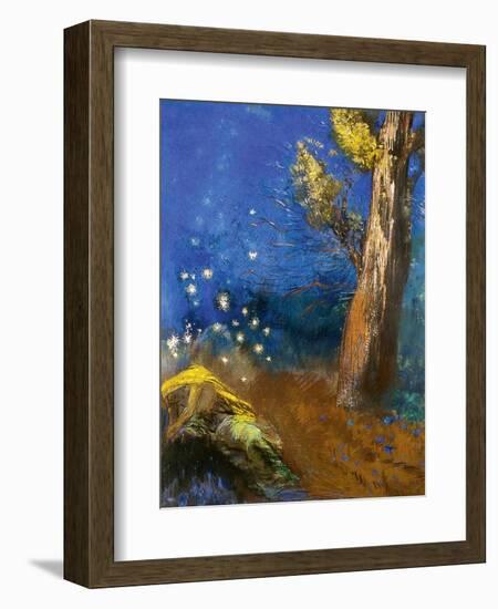 The Death of Buddha (La Mort De Bouddh)-Odilon Redon-Framed Giclee Print