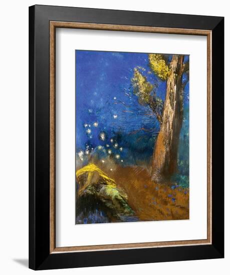 The Death of Buddha (La Mort De Bouddh)-Odilon Redon-Framed Giclee Print