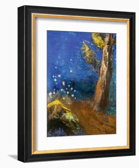 The Death of Buddha (La Mort De Bouddh)-Odilon Redon-Framed Giclee Print