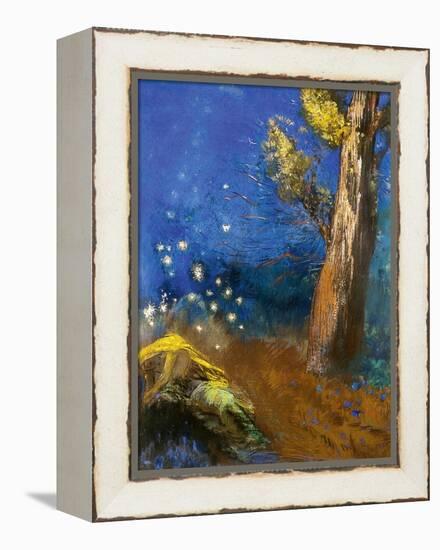 The Death of Buddha (La Mort De Bouddh)-Odilon Redon-Framed Premier Image Canvas