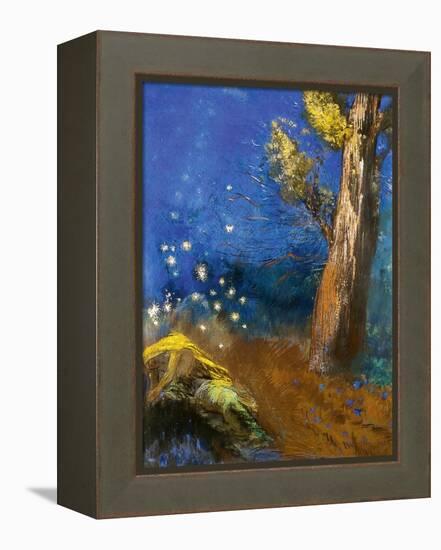 The Death of Buddha (La Mort De Bouddh)-Odilon Redon-Framed Premier Image Canvas