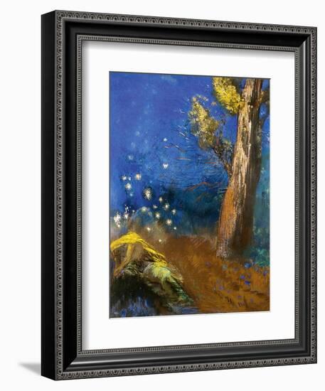 The Death of Buddha (La Mort De Bouddh)-Odilon Redon-Framed Premium Giclee Print