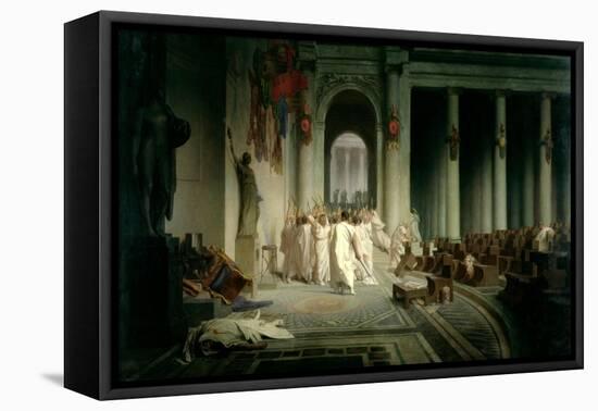 The Death of Caesar, 1867-Jean Leon Gerome-Framed Premier Image Canvas