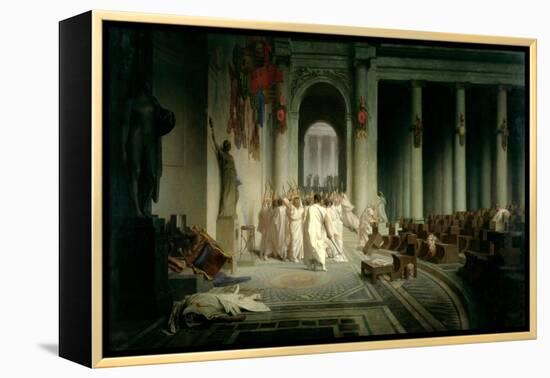 The Death of Caesar, 1867-Jean Leon Gerome-Framed Premier Image Canvas