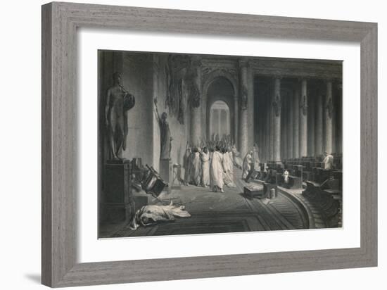 'The Death of Caesar. (Julius Caesar)', c1870-JC Armytage-Framed Giclee Print
