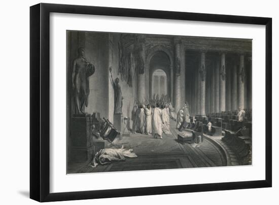 'The Death of Caesar. (Julius Caesar)', c1870-JC Armytage-Framed Giclee Print