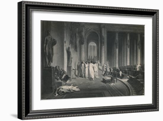 'The Death of Caesar. (Julius Caesar)', c1870-JC Armytage-Framed Giclee Print