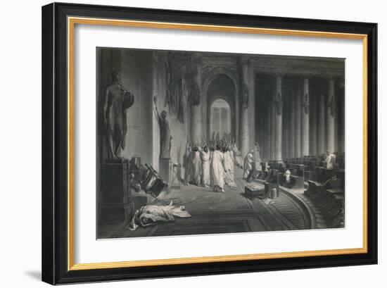 'The Death of Caesar. (Julius Caesar)', c1870-JC Armytage-Framed Giclee Print