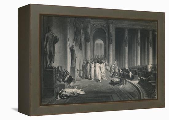 'The Death of Caesar. (Julius Caesar)', c1870-JC Armytage-Framed Premier Image Canvas