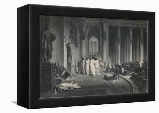 'The Death of Caesar. (Julius Caesar)', c1870-JC Armytage-Framed Premier Image Canvas