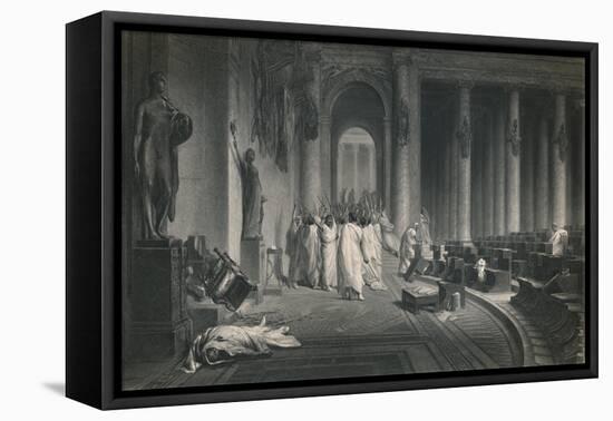 'The Death of Caesar. (Julius Caesar)', c1870-JC Armytage-Framed Premier Image Canvas